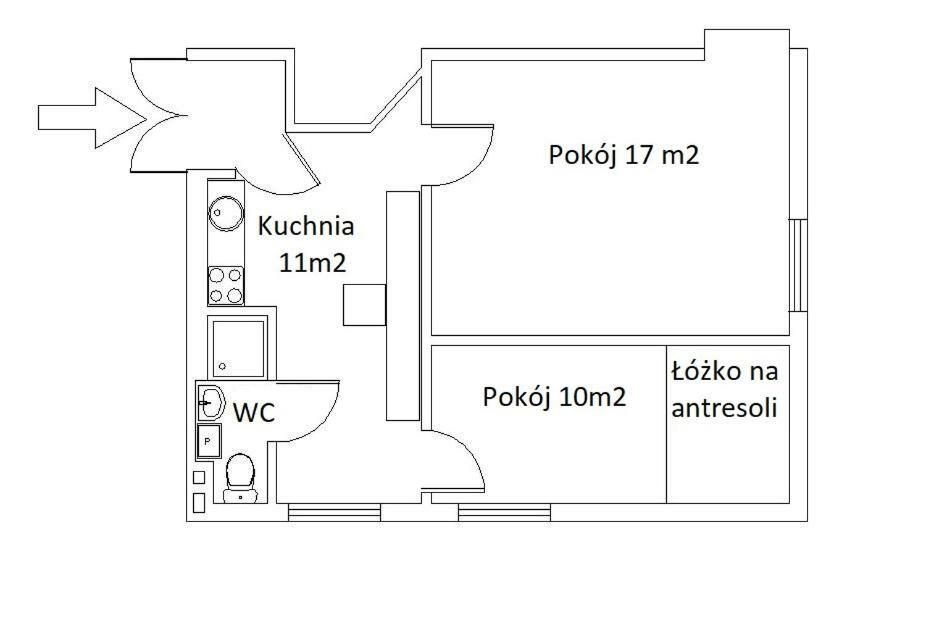 Apartament 2 Pokoje Lublin Centrum Ulica Narutowicza ภายนอก รูปภาพ
